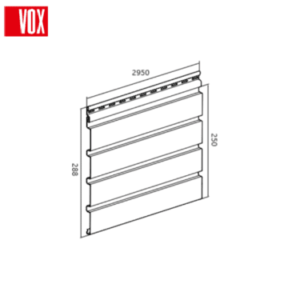VOX-FRONTO-25cm-x-2,95m